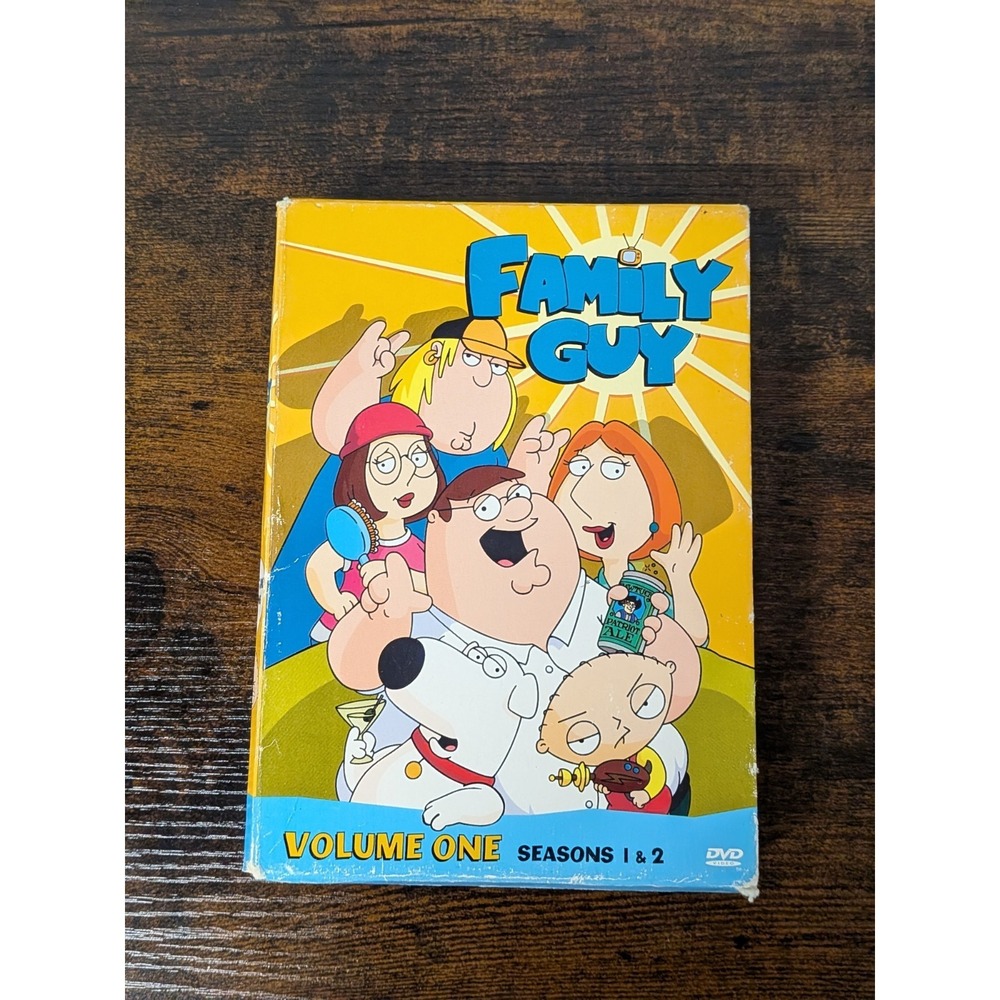 Family Guy Volume One Seasons 1 & 2 DVD Set 4 Disc Comedy Animated TV Show Fox